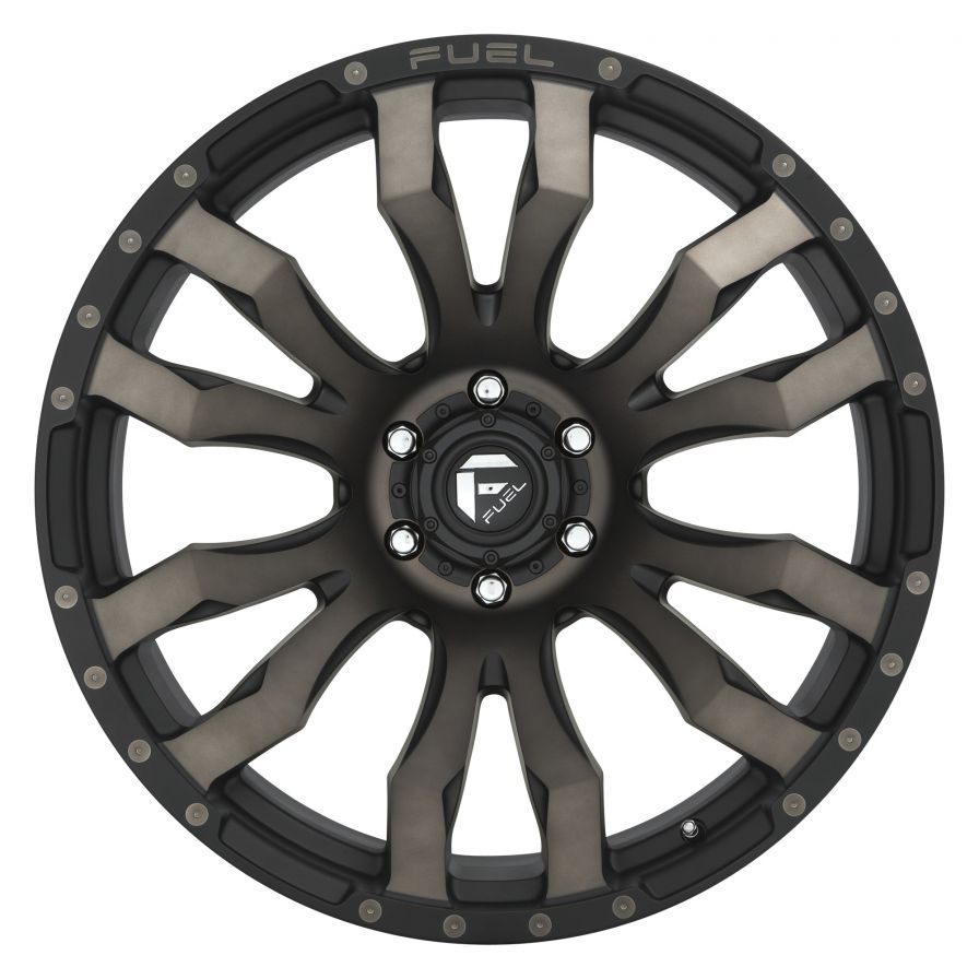 Fuel Wheels<br>Blitz Matte Black Machined (20x10)